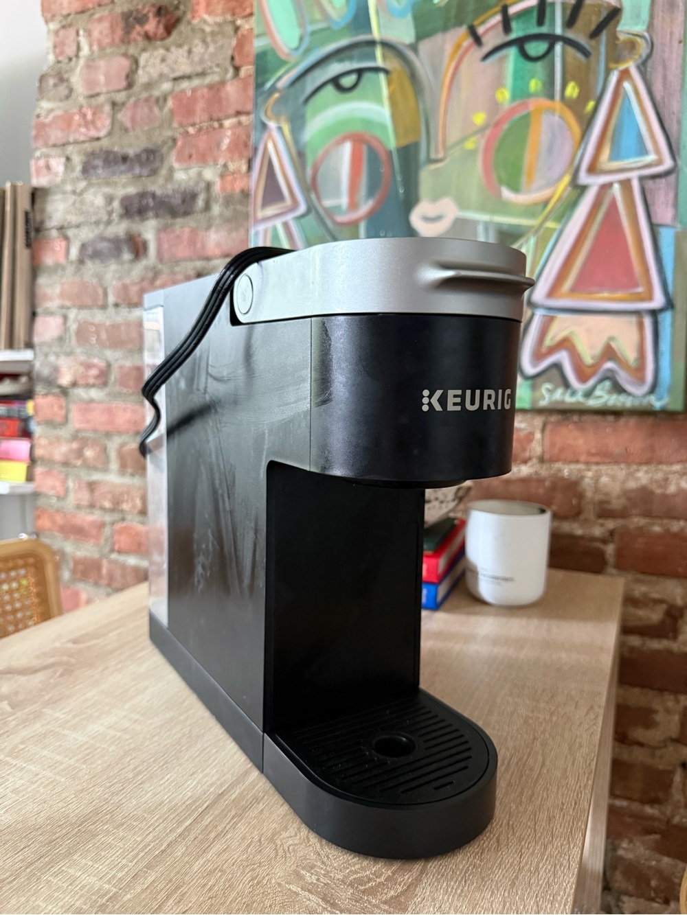 Keurig Single-Serve Coffee Brewer in Black and Silver